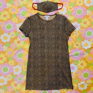 VTG 1990s Leopard Print Mini & Mask